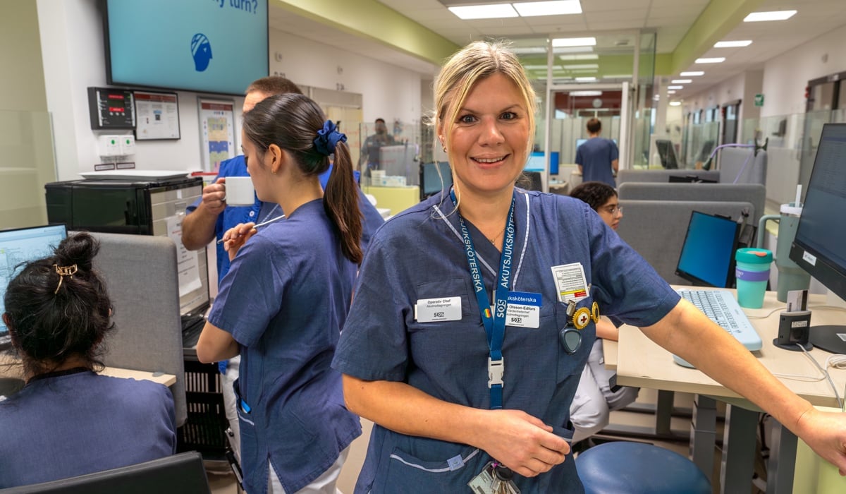 Specialistsjuksköterska på Södersjukhusets akutmottagning för vuxna